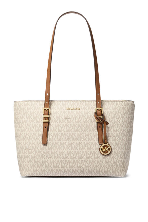 Quinn Medium Signature Logo Tote Bag