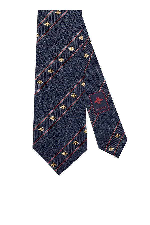 Bee Web Silk Tie