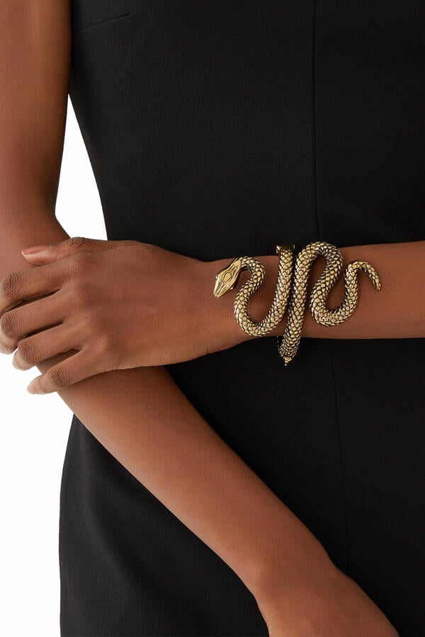 The Chloé Snake Bracelet, Brass