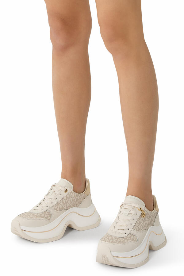 Arla 60 Leather and Suede Sneakers