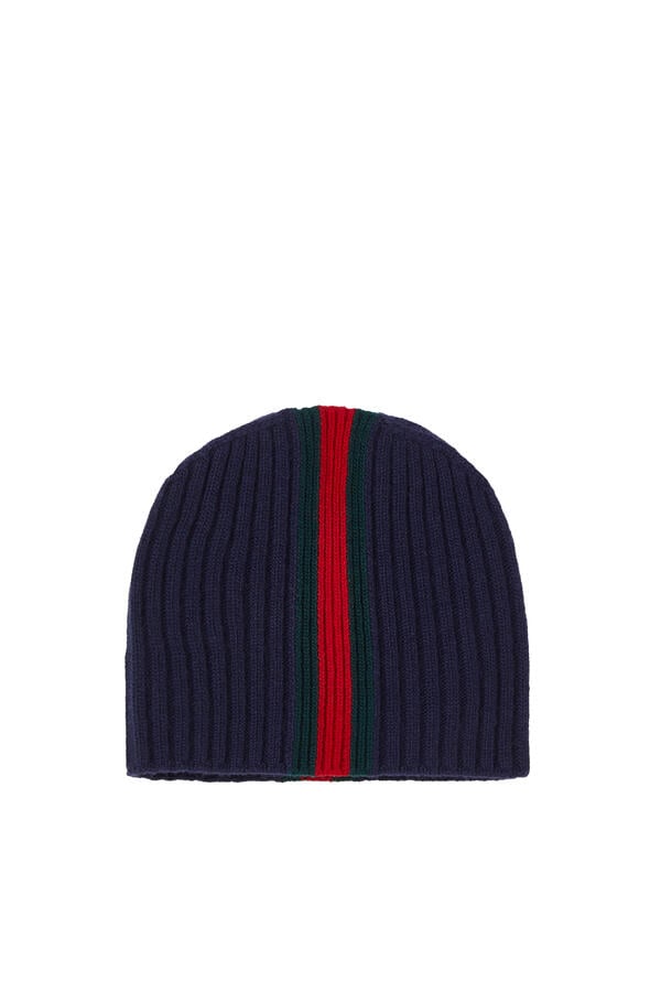 Ribbed Wool Beanie