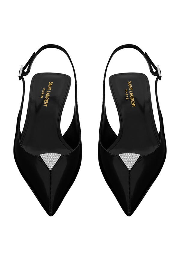 Cherish 30 Leather Slingback Pumps