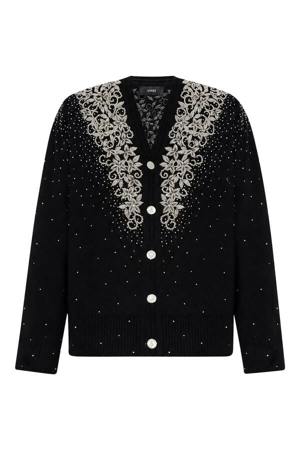 Beaded Micro Stars Cardigan 
