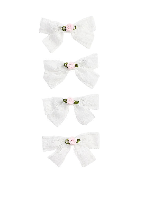 Kids Lace Bow Hair Clips