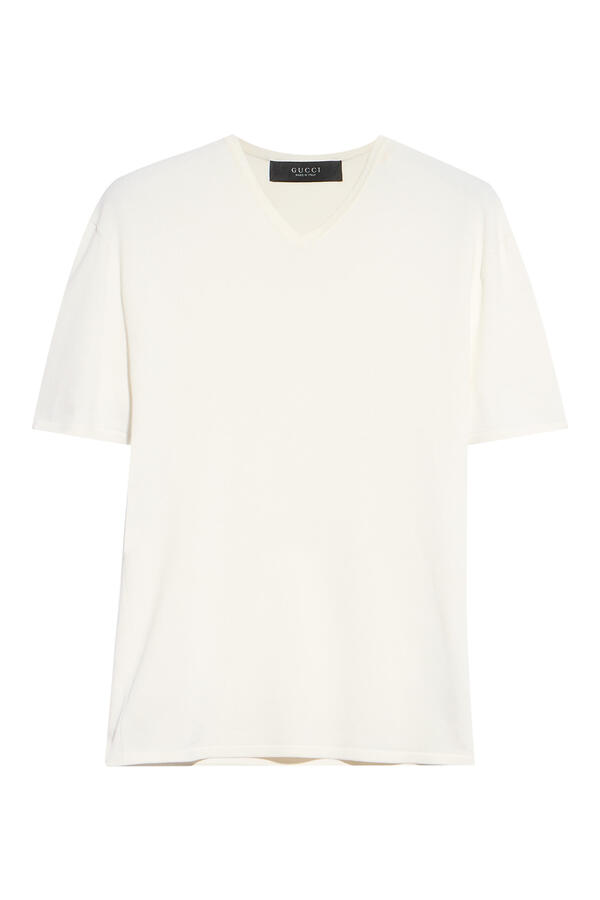 Technical Knit Fabric T-Shirt