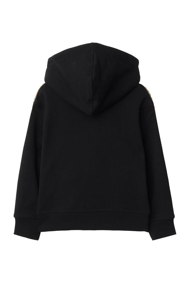 Kids Check Trim Zip Hoodie