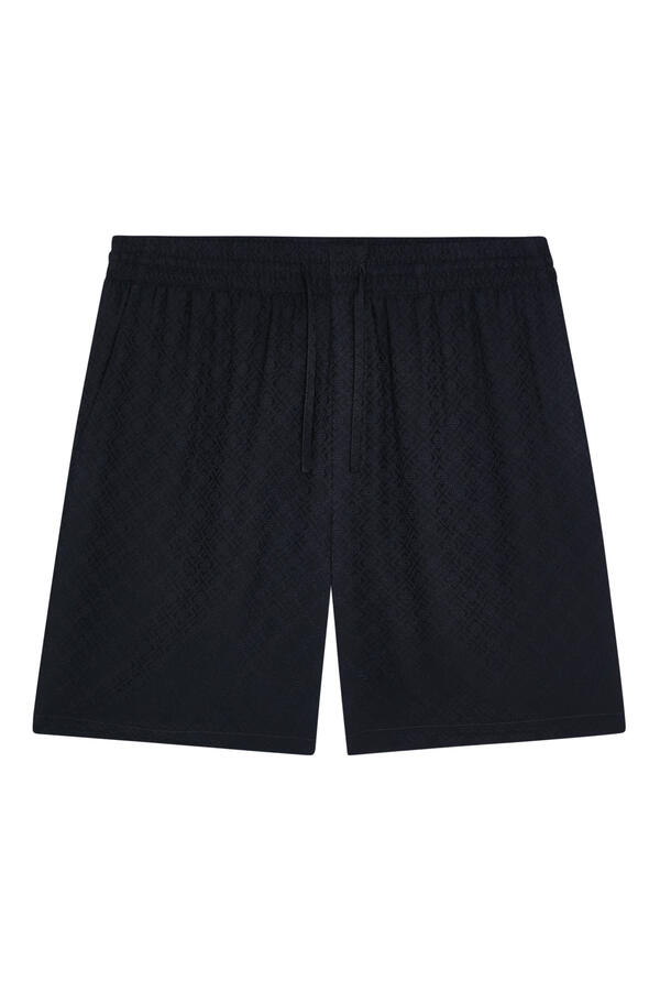 Monogram Silk Shorts