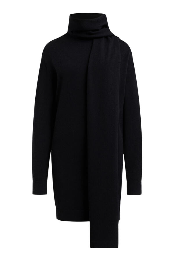 Wool Cashmere Scarf Dress