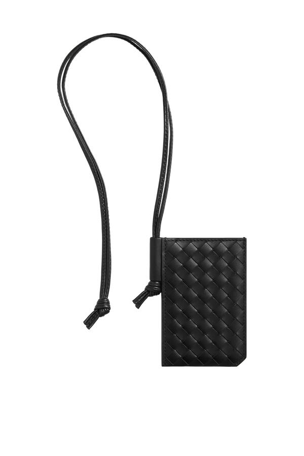 Intrecciato Piccolo Badge Holder