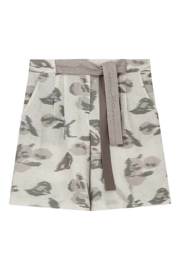 Linen Bermuda Shorts 