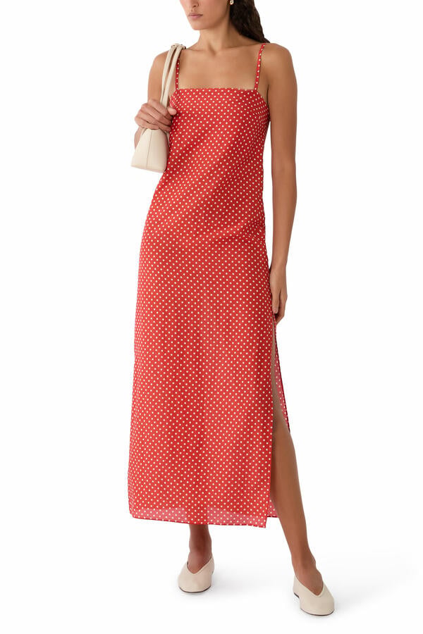 Square Shift Midi Dress 
