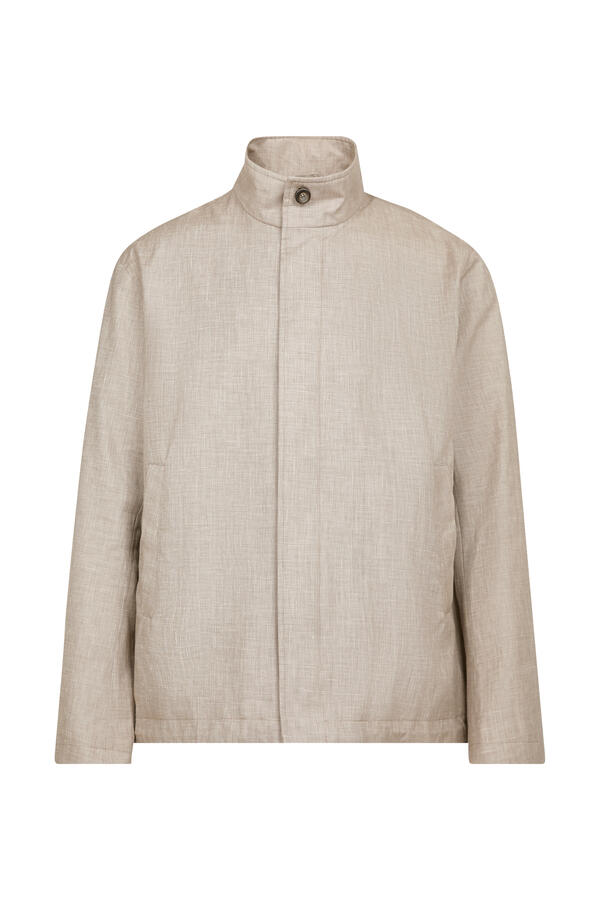 Jacket In 2 Layers Linen
