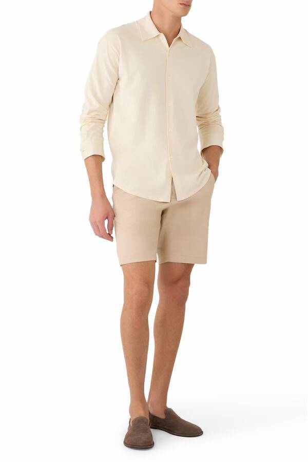 High Gauge Tussah Silk Knit Cardigan 