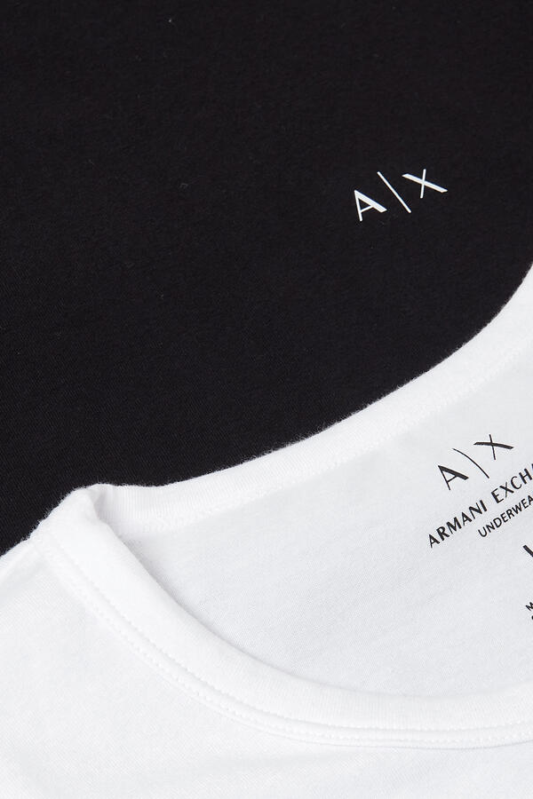 Logo Print Crew Neck T-Shirt, Pack of 2