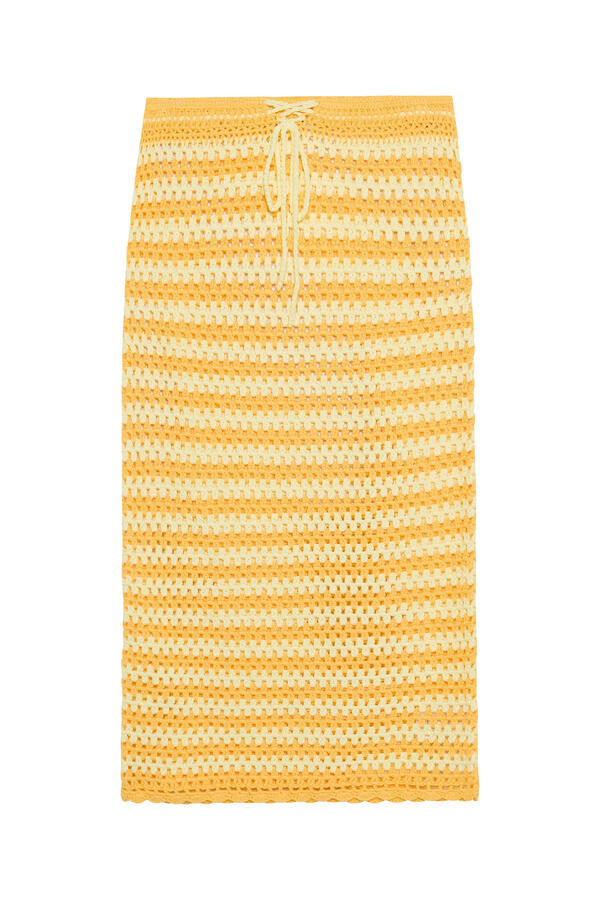 Welles Crochet Midi Skirt