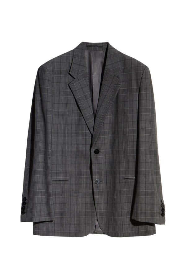 Checked Fine Wool Jacket