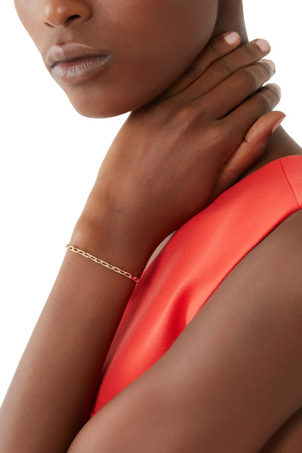 Madison Chain Bracelet, 18k Pink Gold