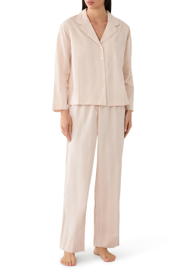 Textured Stripe Pyjama Bottoms