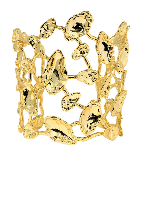 Brut Mosaic Wide Cuff Bracelet
