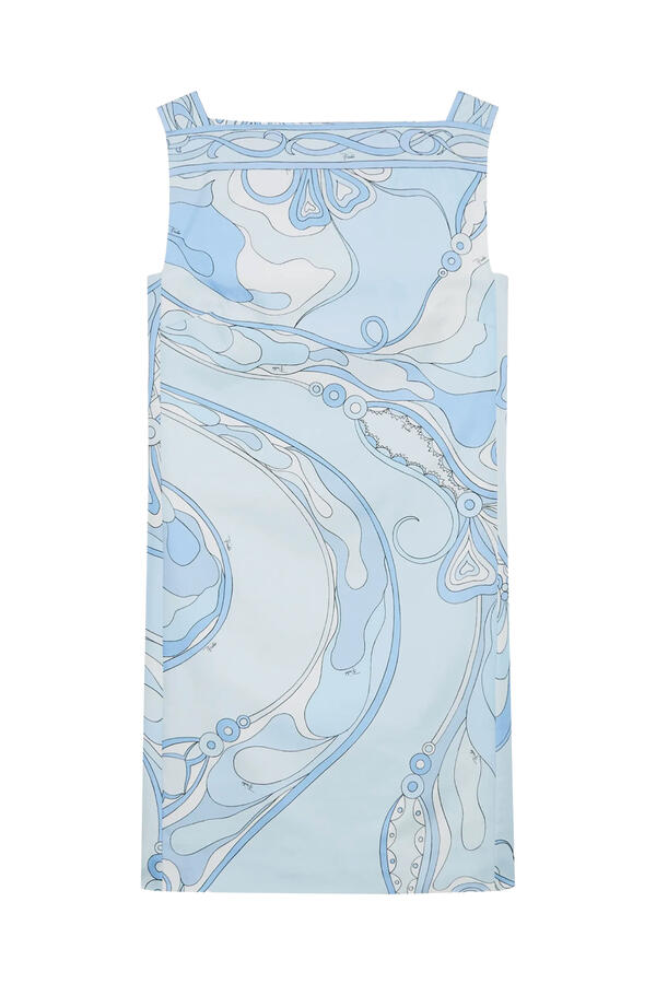 Orchidee Print Silk Dress