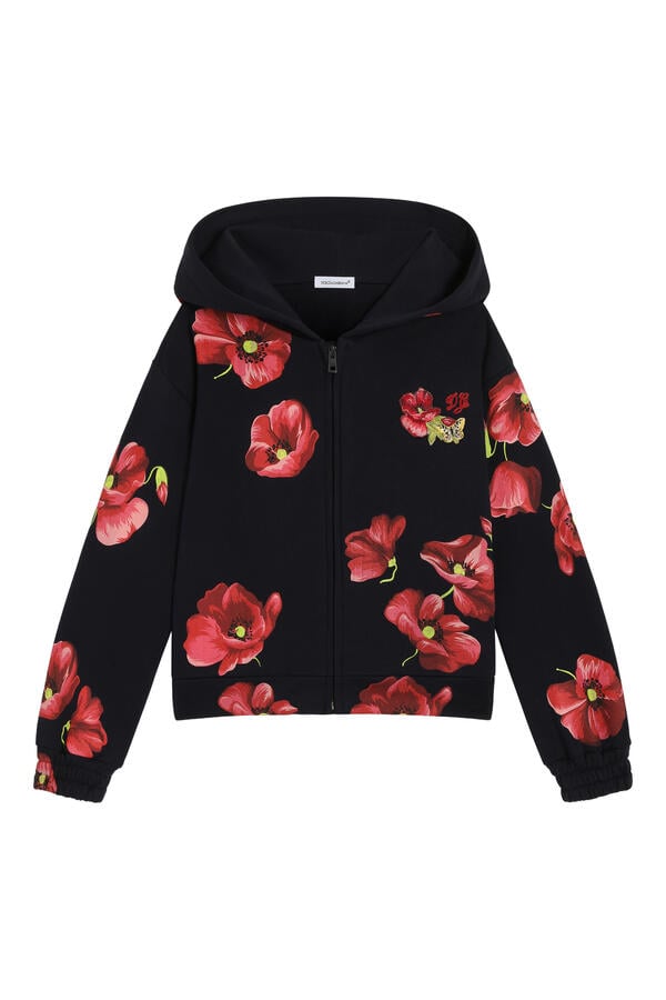 Kids Poppy-Print Sweatshirt