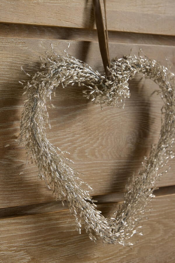 Heart Beaded Wreath 