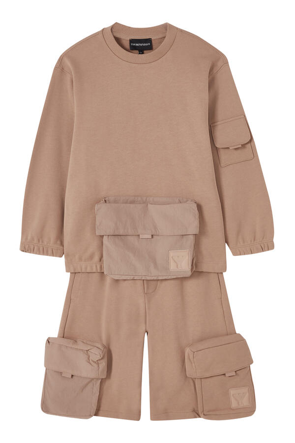 Kids Cargo-Pocket Sweatshirt