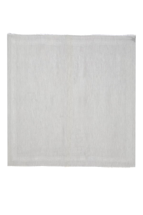 Modal Blend Scarf with Jacquard Logo Signature Capsule 