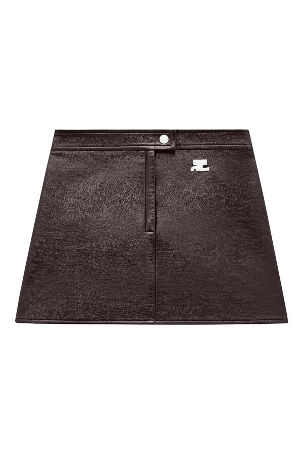 Reedition Vinyl Mini Skirt