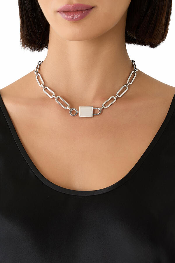 Spade Lock Necklace