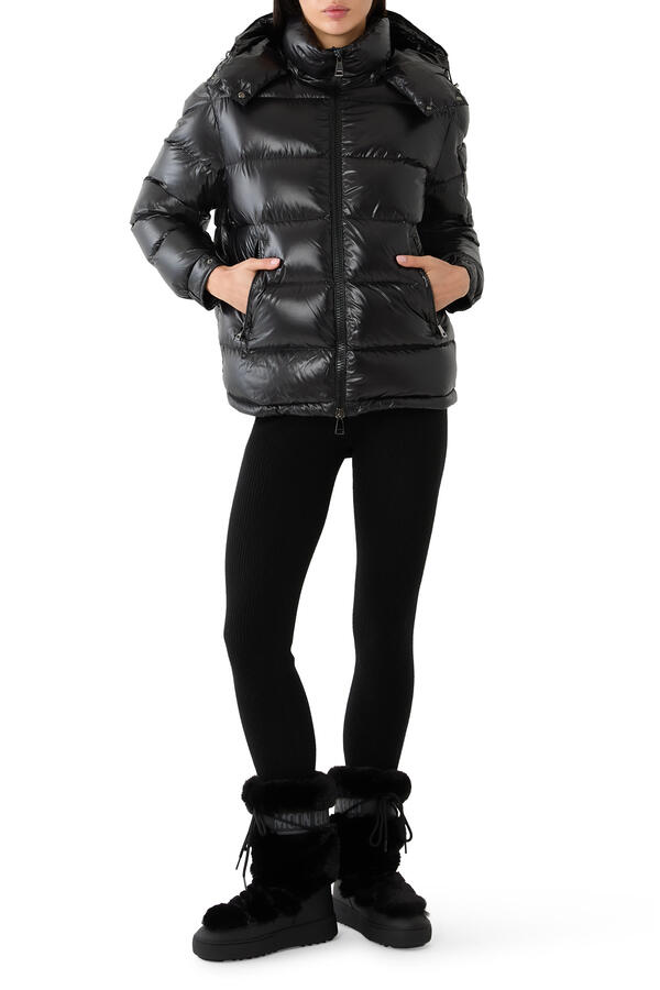 Maire Hooded Short Down Jacket