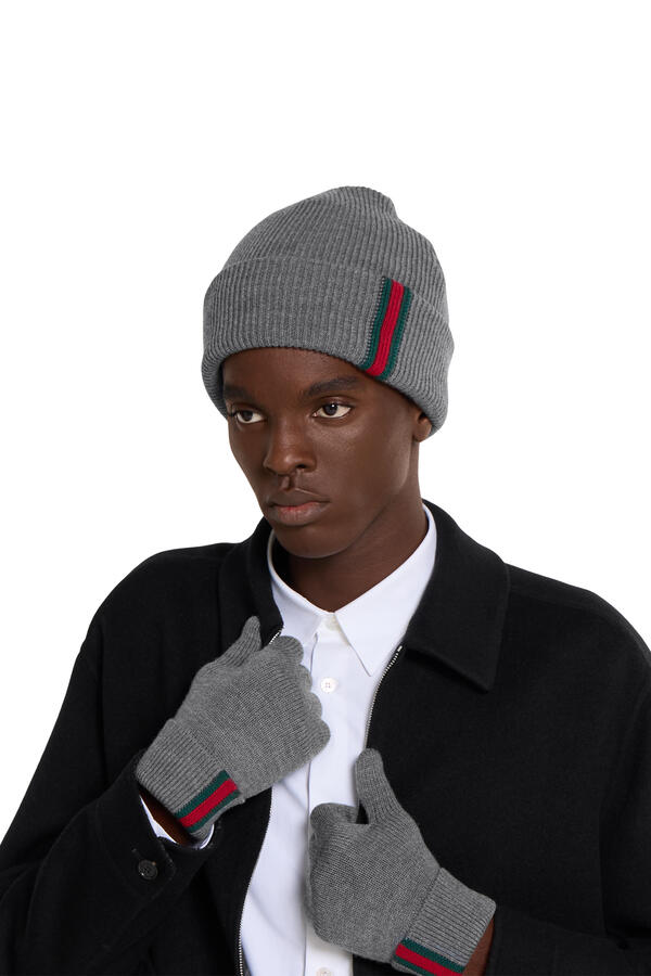 Wool Hat With Web