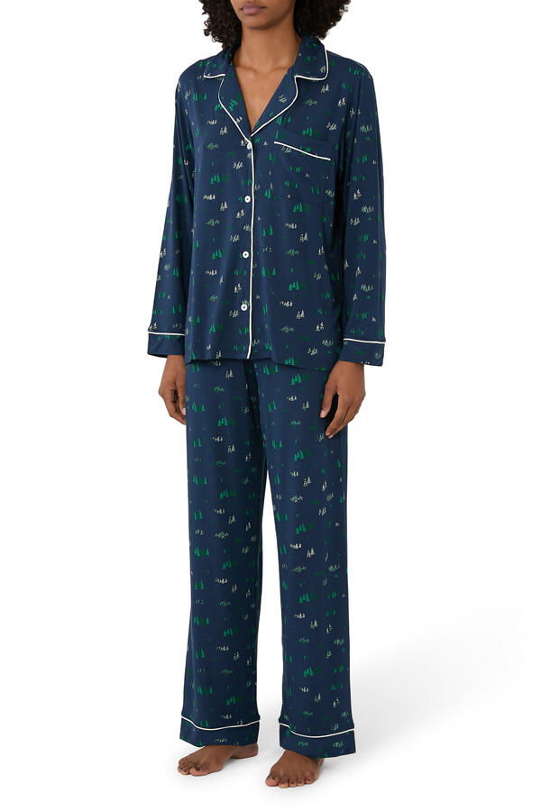 Gisele Printed TENCEL™ Modal Long Pajama Set