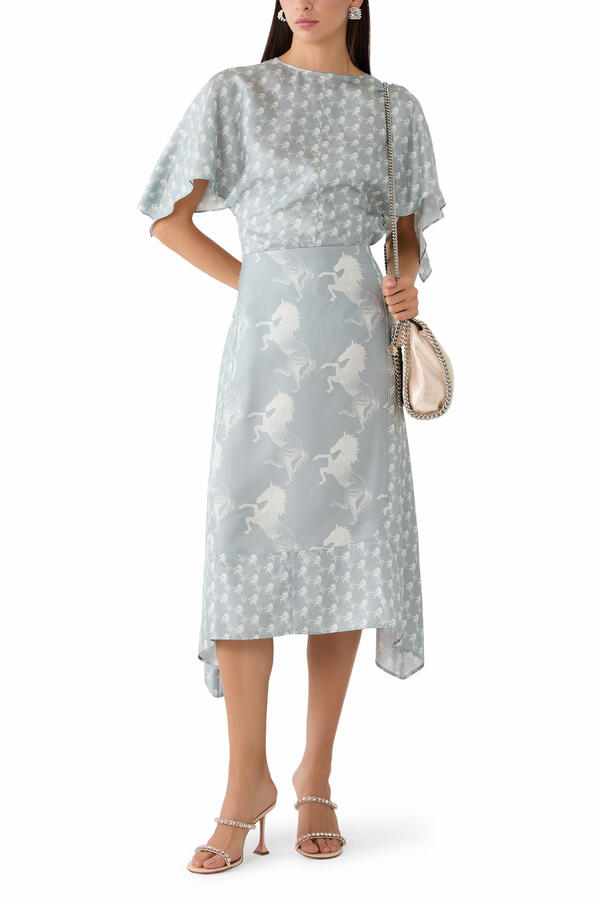 Handkerchief Horse Print Top
