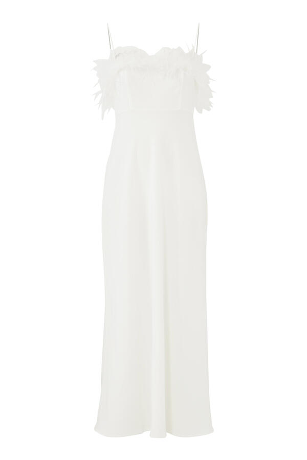 Selene Feather Midi Dress