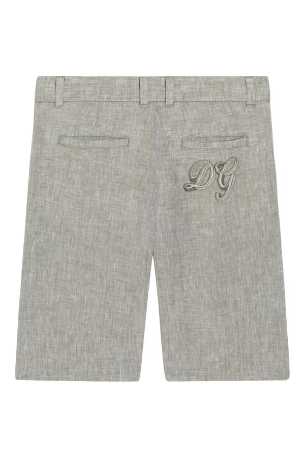 Kids Linen Bermuda Shorts