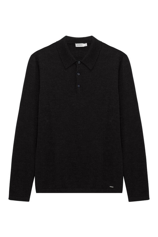 Reynolds Knit Polo Sweatshirt