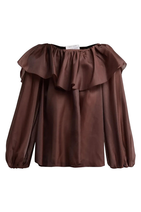Alta Off-the-Shoulder Ruffle Blouse
