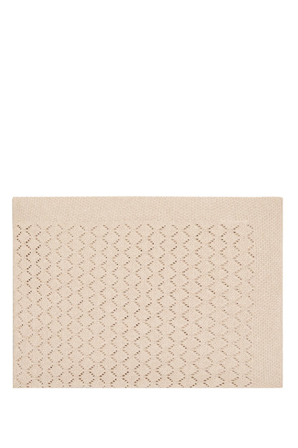 Kids Organic Cotton Natural Heirloom Baby Blanket