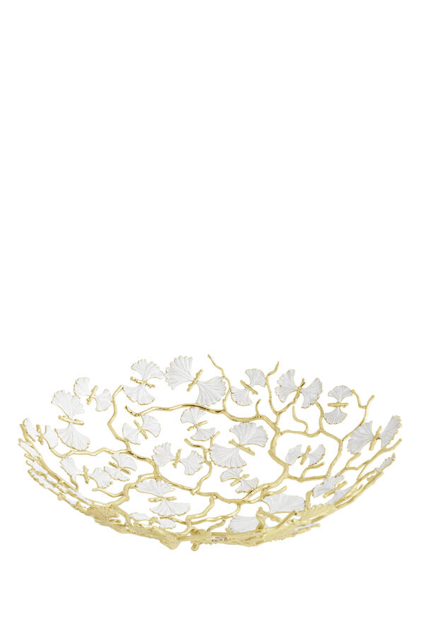 Butterfly Ginkgo Gold Centerpiece Platter