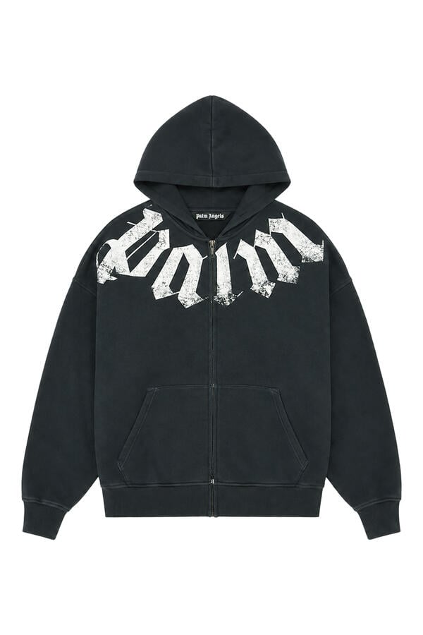 Big Neck Logo Zip Hoodie