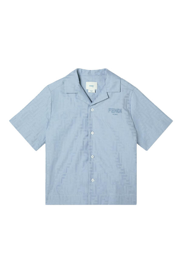 Kids FF Cotton Jacquard Shirt