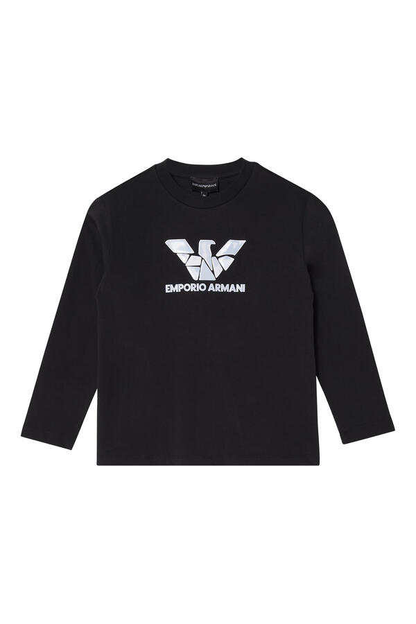 Kids EA Text Logo T-Shirt
