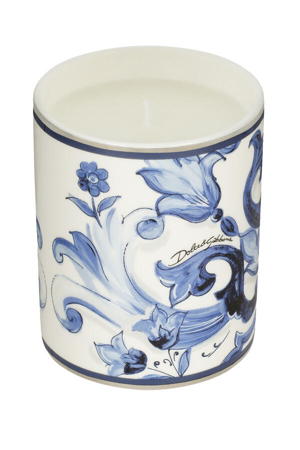 Sicilian Neroli & Lemon Blu Mediterraneo Foglie Candle with Lid