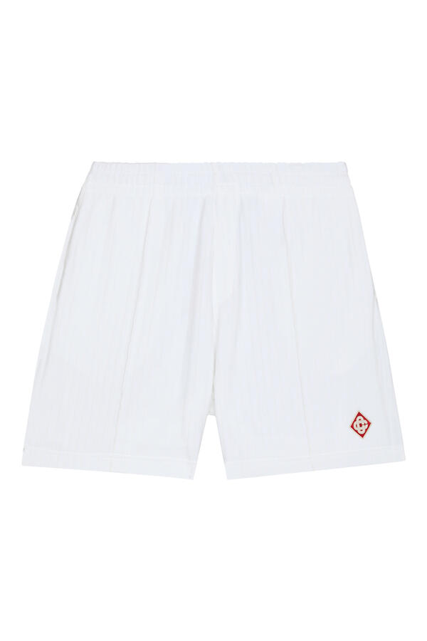 Logo Striped Shorts