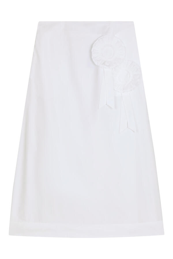 Ribbon Rosette Ripple Skirt
