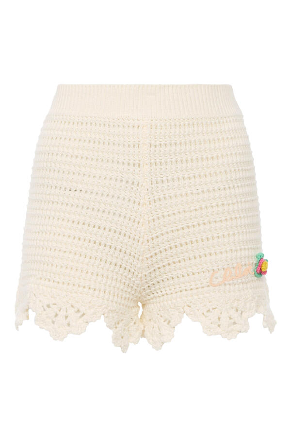 High-Waisted Logo Mini Shorts