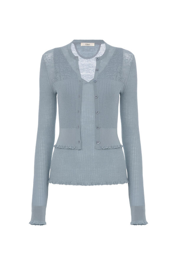 Tank Top and Cardigan Set