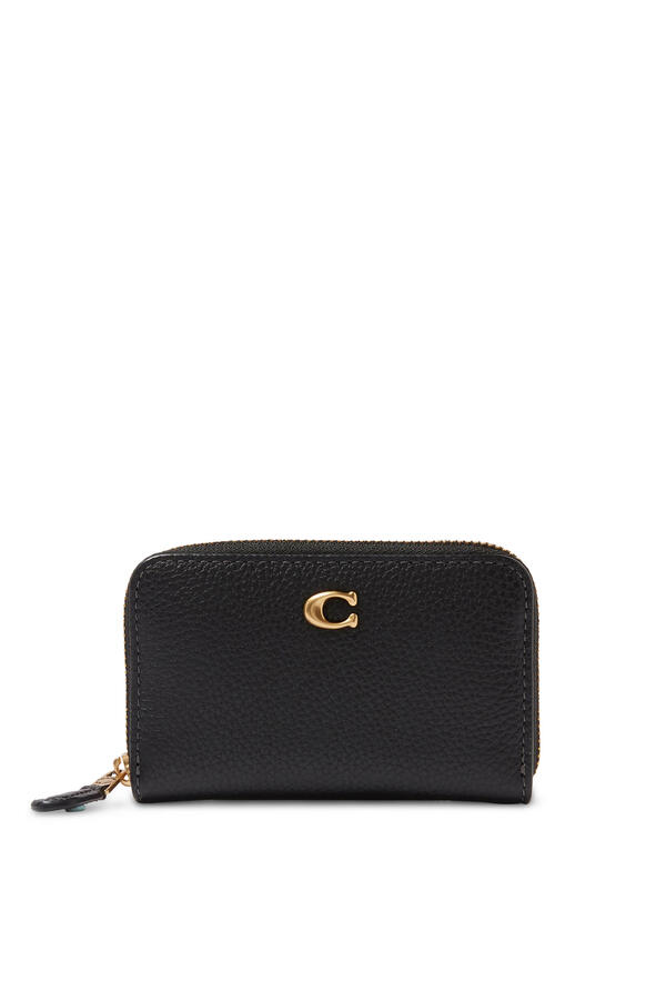  Polished Pebble Leather Card Case