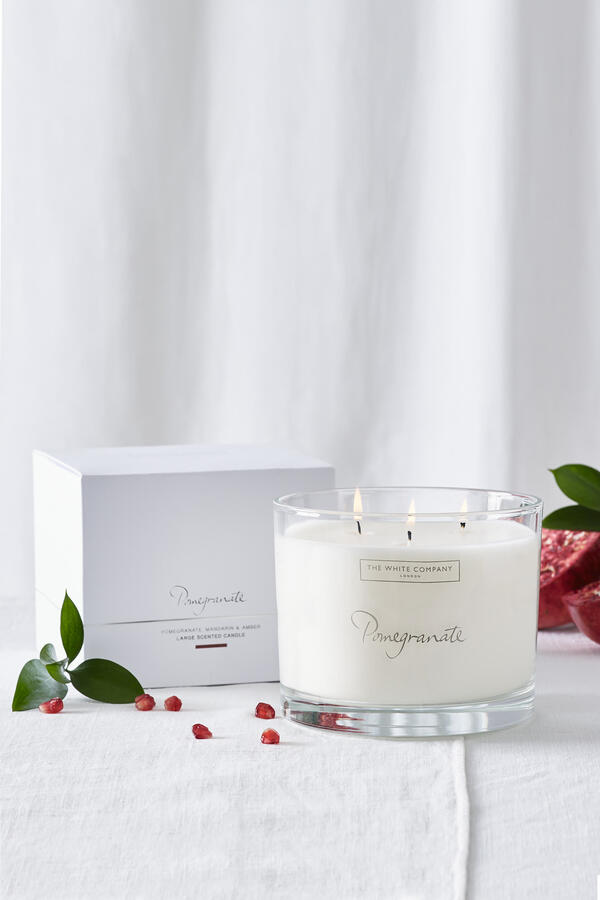 Large Pomegranate Candle